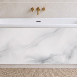 TABLIER DE BAIN EN MARBRE DISCRET