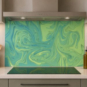 fond de hotte-abstrait-vert