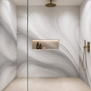 panneau de douche-fluide-gris