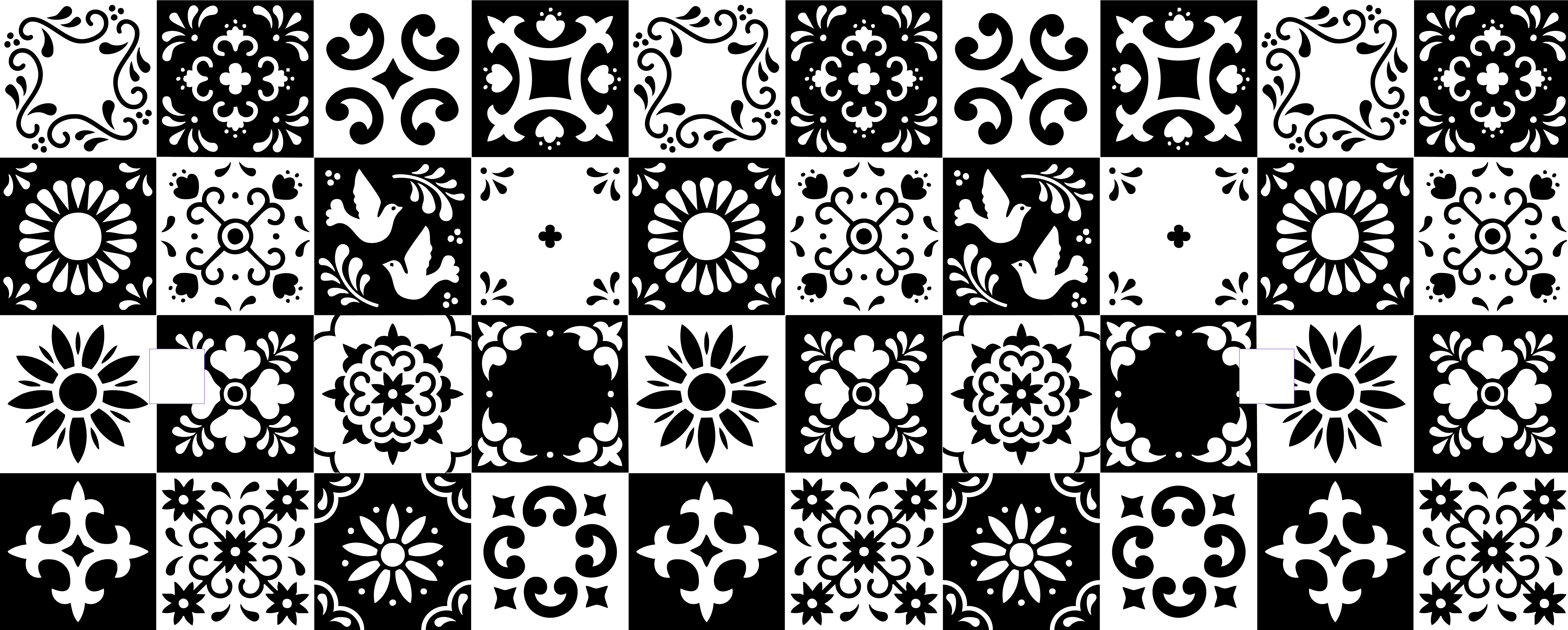 Crédence carreaux de ciment