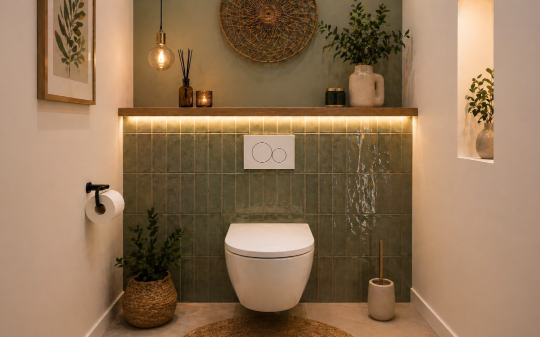 Crédence WC : 6 idées pour faire des toilettes une pièce déco à part entière