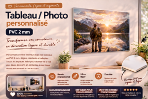 tableau / photo personnalisé pvc 2 mm