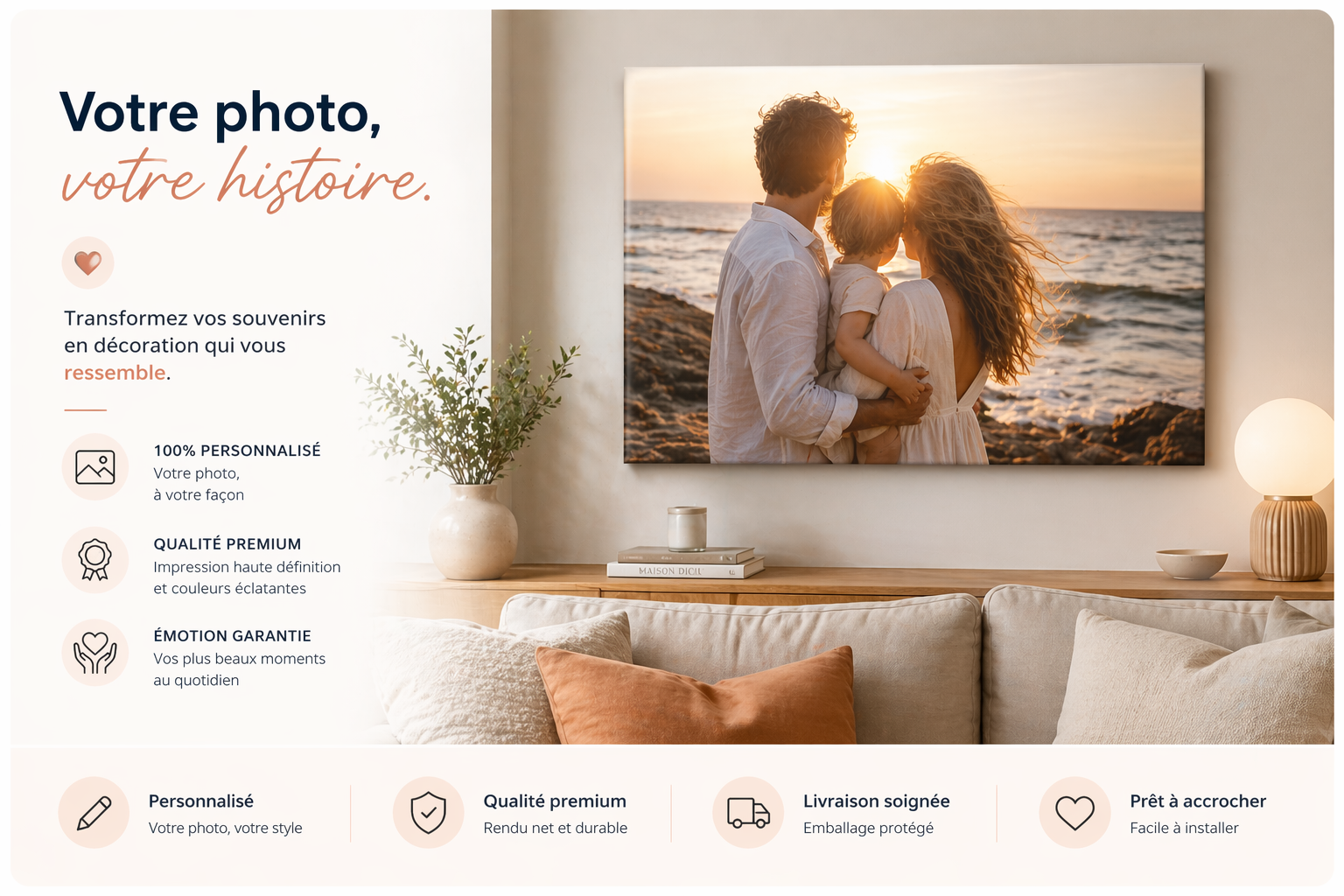 Tableau - Photo - personnalisé