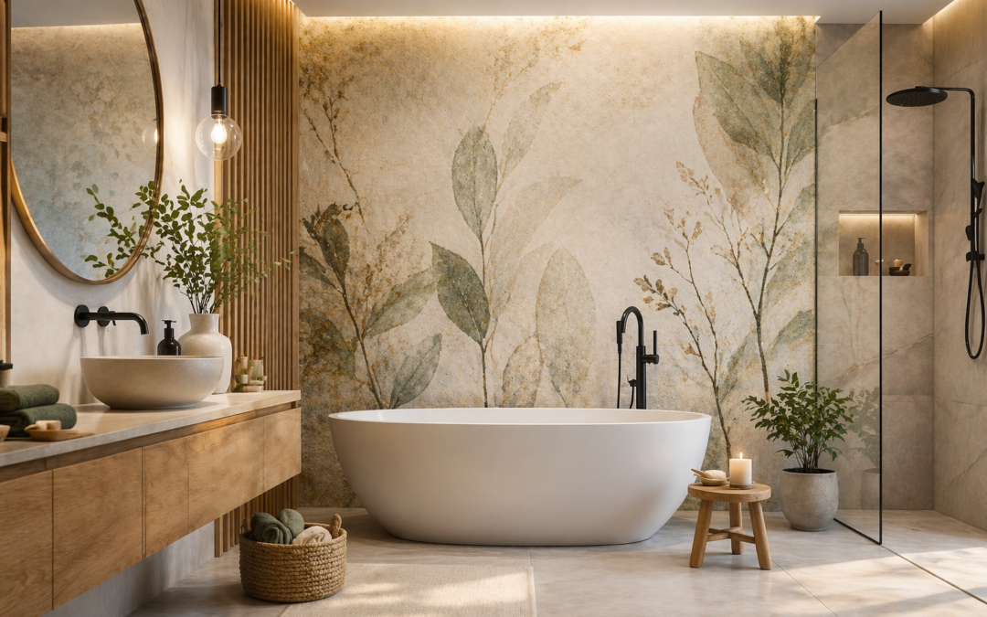 La Décoration Murale dans la Salle de Bain : Transformez un Espace Fonctionnel en Expérience Design