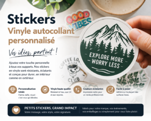 stickers vinyle autocollant personnalisé