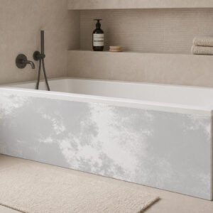 Tablier de bain grunge nuage gris